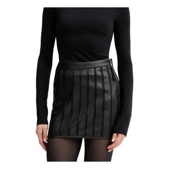 Silvian Heach Manny Rok - Dames - Rokken - Zwart - Maat: L Leer