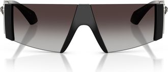 Versace 0ve4516 Gradient Metal Oversized Shield Sunglasses