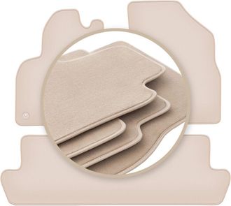 OEM Alfombrillas Premium Beige Para: Peugeot 5008 I Crossover 2009-2017