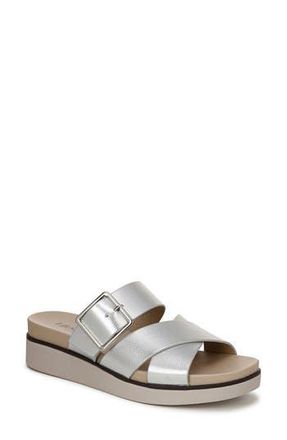 Life Stride Getaway Platform Slide Sandal in Silver at Nordstrom Rack, Size 8.5