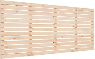 vidaXL Cabecero De Cama De Pared Madera Maciza De Pino 186x3x91,5 Cm Vidaxl