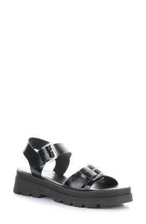 Bos. & Co. Cinder Platform Sandal in Black at Nordstrom, Size 10-10.5Us