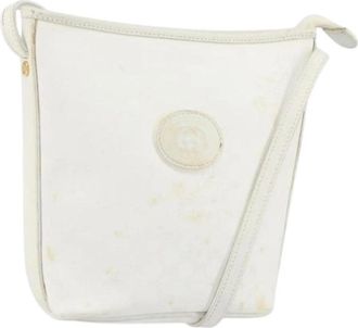 Gucci Pre-owned Vintage Cross Body Bag - Dames - Vintage Schoudertas - Wit - ONE Size - Vintage
