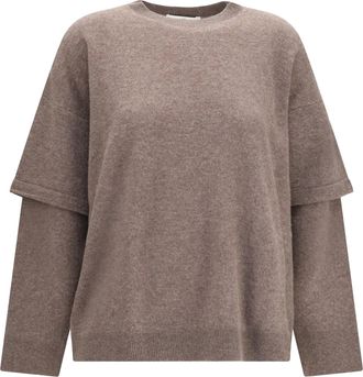 Darkpark Womens Sweater Troy Cashmere Brown Fleece Wool (ovis Aries) T-Shirts & Jerseys