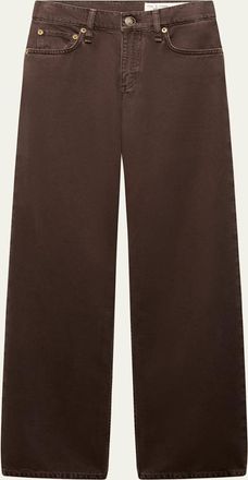Rag & Bone Saige Low-Rise Relaxed Straight Jeans
