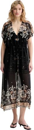 Twinset Badmode, Dames, Zwart, L, Strandjurk