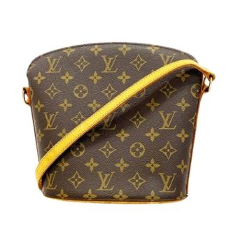 Louis Vuitton Pre-owned Cross Body Bags, female, Brown, Size: ONE SIZE Pre-owned Drouot Shoulder Bag