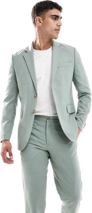 Jack & Jones Giacca da abito super slim verde chiaro