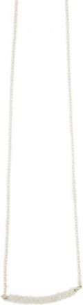 A Blonde and Her Bag Michelle Bar Demi Fine Necklace in Moonstone