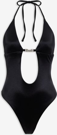 Rhude Black Polyester One-Piece Womens Swimsuit