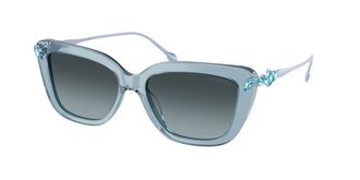 Swarovski SK6065U 1108V1 Womens Sunglasses Blue Size 55