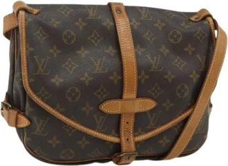 Louis Vuitton Pre-owned Cross Body Bags, female, Brown, Size: ONE SIZE Pre-owned Monogram Canvas Crossbody Bag
