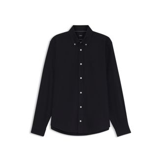 BOSS Regular-fit button-down shirt in Oxford cotton