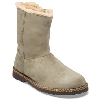 Birkenstock Uppsala Zip Suede Shearling Winterschuhe f&uuml;r Damen | beige