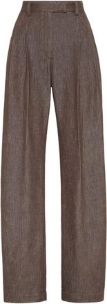 Brunello Cucinelli Mujer, Pantalones, Marrón, Talla: S