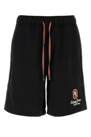 Amiri Black Polyester Bermuda Shorts