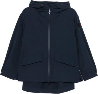 Peuterey Blue Solid Hood Jacket