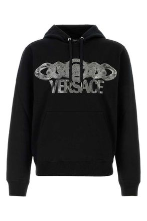 Versace Black Cotton Sweatshirt