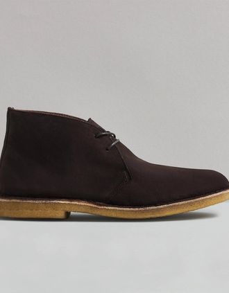Hudson Mens SPENCER MENS BROWN DESERT SUEDE BOOT - Size: 11