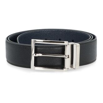 Ferragamo Belts, male, Black, 110 CM, Gancini Reversible Leather Belt