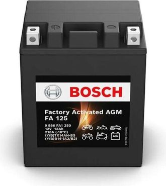 Bosch Bater&iacute;a De Moto Fa125 (yb14-a2-ytx14ah-bs) 12ah 210a 12v