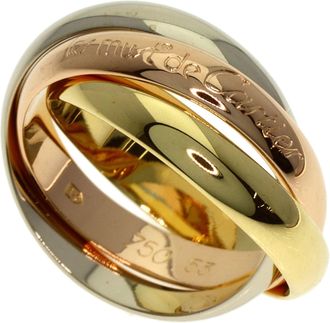 Cartier Trinity Yellow Gold (18K) Pink Gold (18K) White Gold (18K) Band Ring (Pre-Owned)