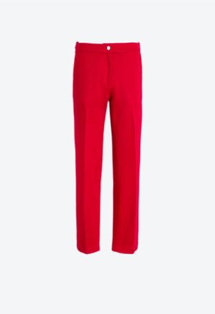 Vilagallo Womens Structured Straight Leg Trousers