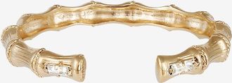 Gas Bijoux Goldener Armreif mit Strass Bambou