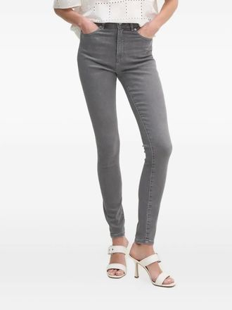 BOSS five-pocket jeans - women - Cotton/Polyester/Elastane - 26/30 - Grey