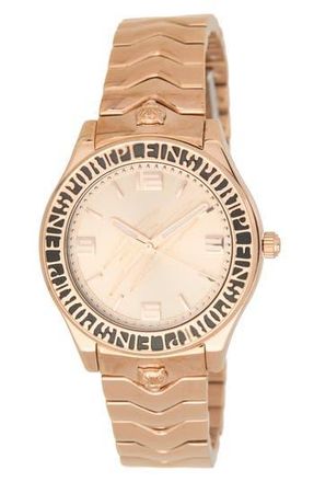 Plein Sport Eclipse Bracelet Watch in Rose Gold at Nordstrom Rack