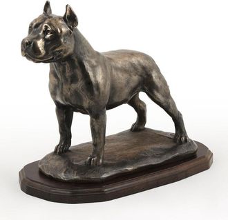 OEM American Staffordshire Terrier, Amstaff, Amstaf: Estatuilla De Perro Exclusiva, Dise&ntilde;o Interior De Lujo, Edici&oacute;n Limitada De Figuras Art-dog