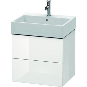 Duravit Duravit - Mueble Bajo Encimera L-cube, De Pared, 2 Cajones, 58,4 X