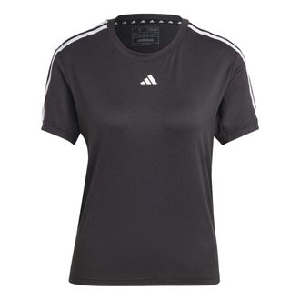 adidas (WMNS) adidas AEROREADY Train Essentials 3-Stripes T-Shirt Asia Sizing Black White IC5039