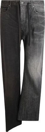 Balenciaga Fifty-Fifty Pants - Heren - Loose Fit Jeans - Zwart - M - Katoen - Jeans