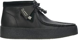 Clarks Enkellaarsjes - Heren - Enkellaarsjes - Zwart - 43 EU - Leer - Schoenen