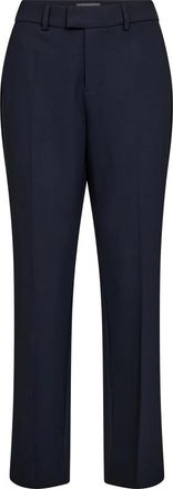Mos Mosh MMMyla Miley Pant - Dames - Slim Fit Broeken - Blauw - S - Polyester - Broeken