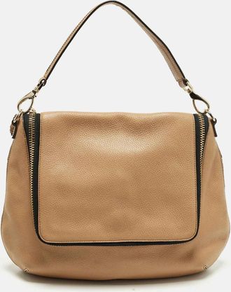 Anya Hindmarch Maxi Zip Brown Leather Hobo