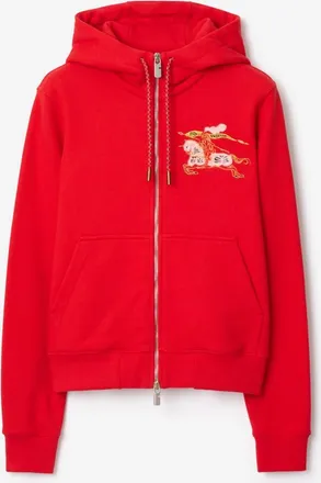 Burberry Cotton Zip Hoodie, Size: XXS