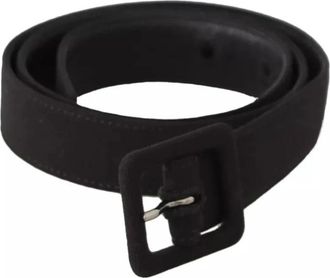 Dolce & Gabbana DG Logo Belt - unisex - Riemen - Zwart - ONE Size - Leer - Accessoires