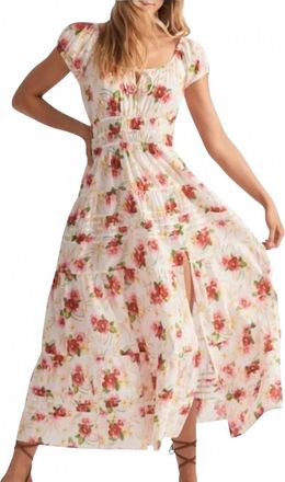 LoveShackFancy Magdaline Dress In Island Vibes