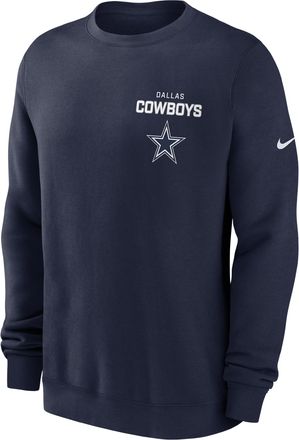 Nike Dallas Cowboys Draw Block Club Nike Mens NFL Pullover Crew in Blue | NKPV41S7RD-KU0