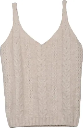 KANGRA Tops, Dames, Beige, S, Wol, Top van wol