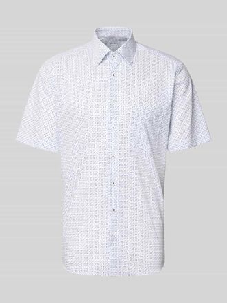 Eterna Regular Fit Business-Hemd mit Kentkragen in Bleu, Gr&ouml;&szlig;e 39