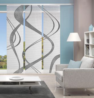 Vision S Schiebegardine »TIBANO MITTE« Paneelwagen 1 Stk. tlg. HxB: 260x60, BAMBUS OPTIK