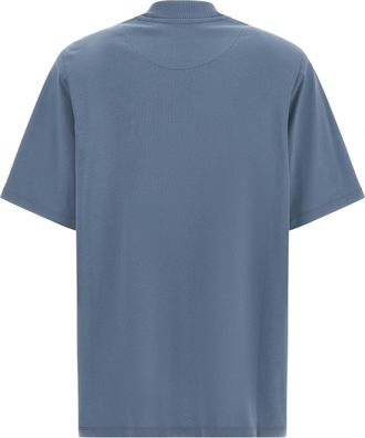 The Attico Cotton Jersey T-Shirt - Blue