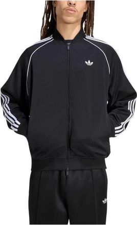 adidas SST Adicolor Classics Loose Track Top - Heren - Sport - Zwart - Maat: 2XL Katoen