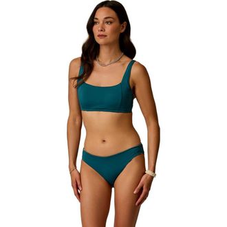 Carve Designs St. Barth Reversible Bottom in Palmetto/nightdive at Nordstrom, Size Xx-Large