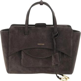 Hidesins Flap M Tote - Dames - Handtassen - Grijs - ONE Size - Katoen - Tassen