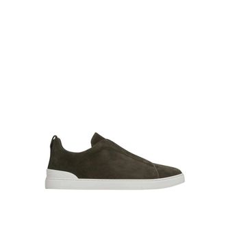 Ermenegildo Zegna Sneaker Low Top Triple Stitch - - Shoes - Uomo - Verde - 41 1/2 EU