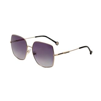 Carolina Herrera Womens 60 mm Rose Gold Sunglasses